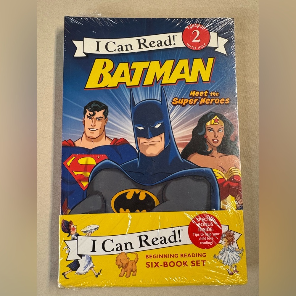 Set of 6 I Can Read Superhero Book Set